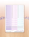 Buzzing In The Rain - Watercolor Planner stickers - 1,5’’ Miniboxes