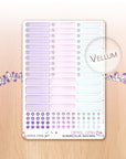Buzzing In The Rain - Watercolor Planner stickers - 1,5’’ Miniboxes