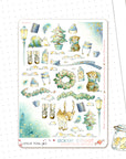 Baker Street - Decorative Watercolor Stickers - Snowy Theme FOILED ✨