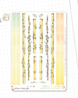 Washi watercolor stickers