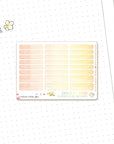 Summer color miniboxes stickers