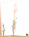 Cherry Blossoms - Free Printable Personal Dot Grid Notes Page