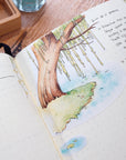 In The Willows 🌸 Tranquillity on the Water Stickers Illustrations