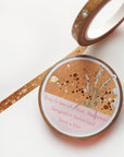 In The Willows 🌸 Gold Brown 5mm Washi Tape