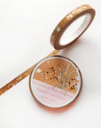 In The Willows 🌸 Gold Brown 5mm Washi Tape