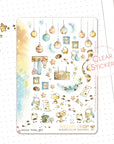 Christmas baubles stickers