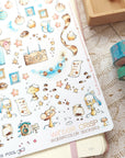Winter Crisp - Decorative Watercolor Stickers - Christmas Ornaments