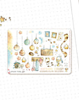 Christmas Baubles planner stickers
