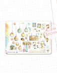 Christmas Baubles planner stickers