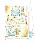 Writing At Dawn - Decorative Stickers - Armchairs FOILED ✨