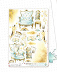 Writing At Dawn - Decorative Stickers - Armchairs FOILED ✨