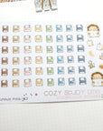 Floppy disks watercolor stickers for planners