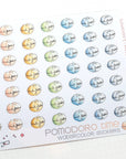 Pomodoro timers stickers to track your study hours