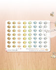 Pomodoro Timer stickers Rainbow colors