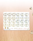 Ringbound Planners Watercolors stickers.