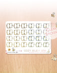 Ringbound Planners Watercolors stickers.