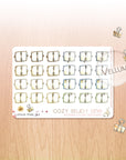 Ringbound Planners Watercolors stickers.