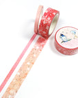 Thin watercolor washi tapes for Christmas Decorations