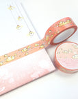 Far Away - Foiled Washi Tape with Clouds