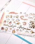 Foiled Decorative Stickers love theme