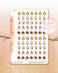 Love Is In The Air - Watercolor Planner Stickers - House Chores