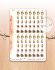 Love Is In The Air - Watercolor Planner Stickers - House Chores