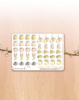 Love Is In The Air - Watercolor Planner Stickers MINI - House Chores