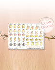 Love Is In The Air - Watercolor Planner Stickers MINI - House Chores