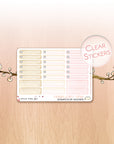 Love Is In The Air - Watercolor Planner Stickers MINI - 1,5’’ Miniboxes