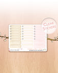 Love Is In The Air - Watercolor Planner Stickers MINI - 1,5’’ Miniboxes