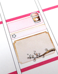 Watercolor decorative stickers - hot beverages