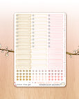 Love Is In The Air - Watercolor Planner Stickers - 1,5’’ wide Miniboxes
