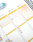 Late Summer - Watercolor Planner Stickers - 1,5'' Miniboxes