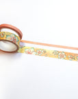 Thin washi tape in peach colors
