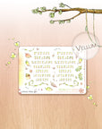 Off The Clock - Watercolor Planner Stickers MINI - Weekly Lettered Headers