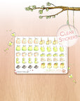 Off The Clock - Watercolor Planner Stickers MINI - House Chores