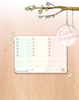 Off The Clock - Watercolor Planner Stickers MINI – 1,5’’ Miniboxes