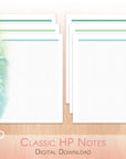 Printable Planner Inserts for Classic Happy Planners including 6 grid notes pages