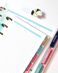 Printable files for mini Happy Planners - grid notes layout