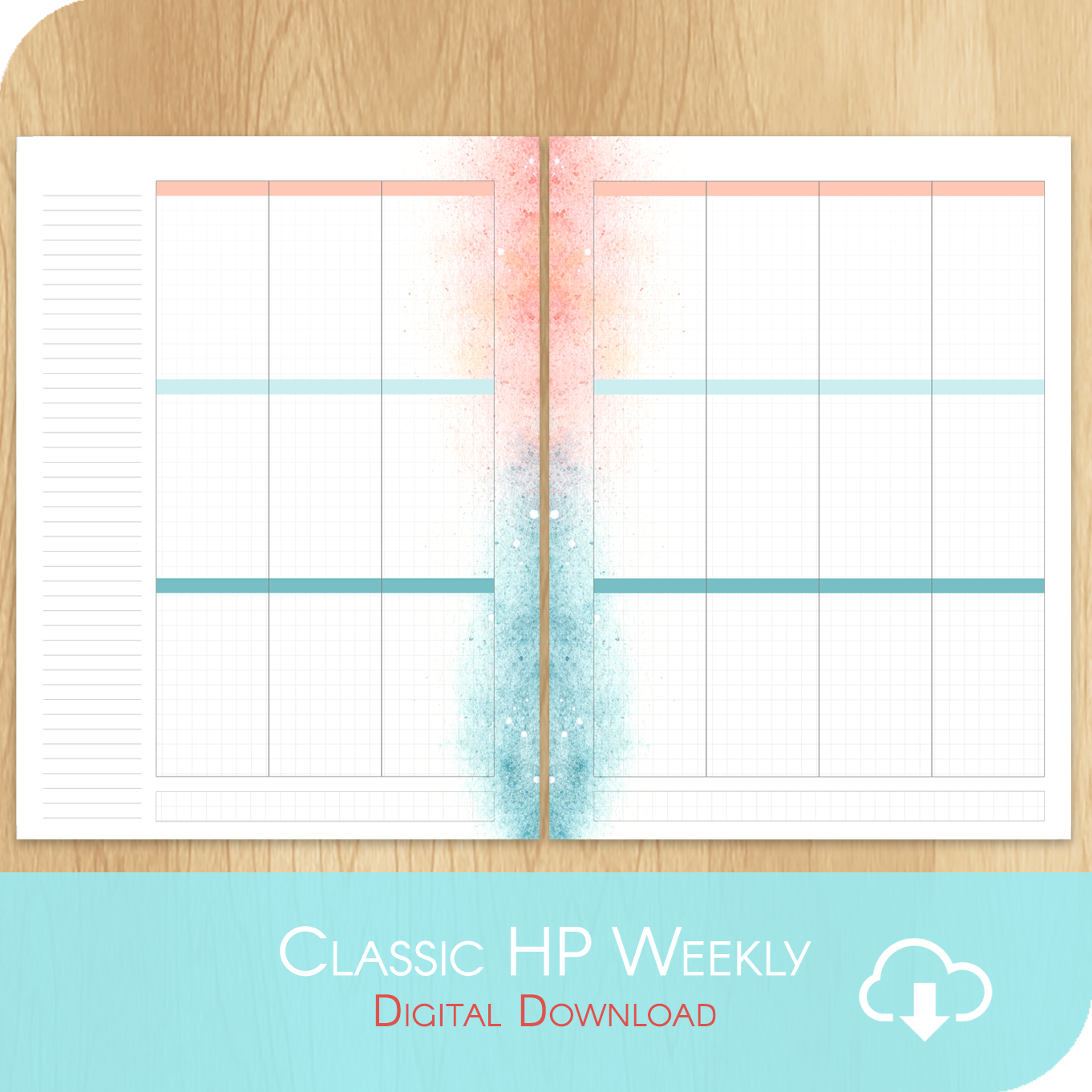 Late Summer - Printable Classic Happy Planner Size - 1 Week on 2 Pages