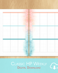 Late Summer - Printable Classic Happy Planner Size - 1 Week on 2 Pages