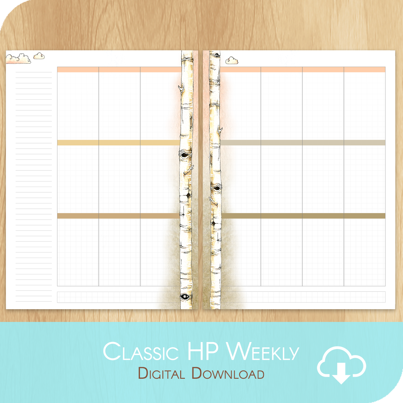 Printable B6 Blank Traveler's Notebook Insert Planner May