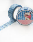 A Pug's Life - 15mm Washi Tape - Blue Scarf