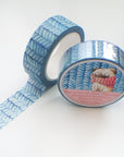 A Pug's Life - 15mm Washi Tape - Blue Scarf