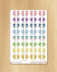 Rainbow Fitness Collection : 64 Sneakers Stickers