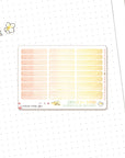 Summer color miniboxes stickers