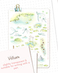 In The Willows 🌸 Dragon Flies and Pond Stickers Illustrations