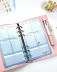 Undated Traveler's Notebook Insert - Personal sized [June]