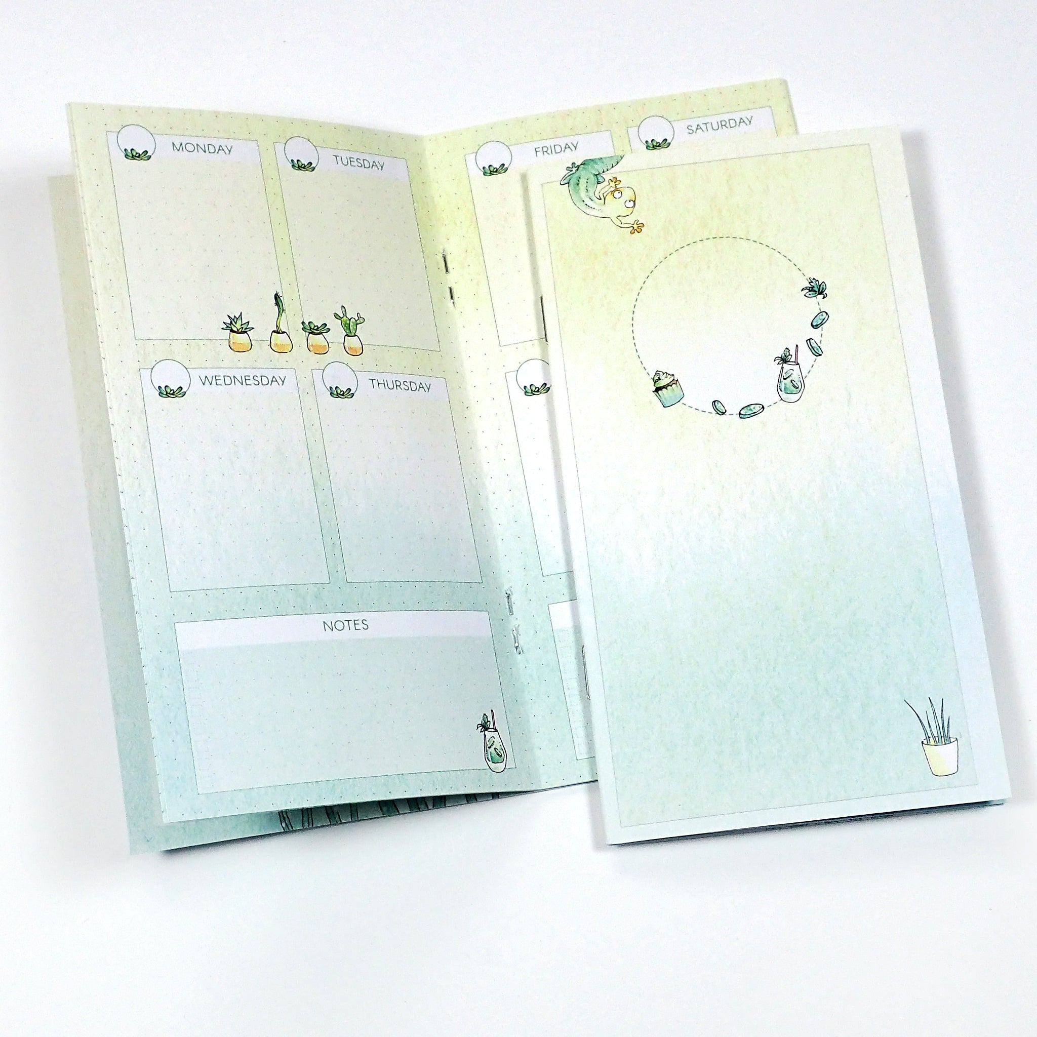Undated Traveler's Notebook Insert - Personal sized [July] – Linouspots