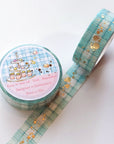 In The Willows 🌸 Blue Tartan 15mm Washi Tape